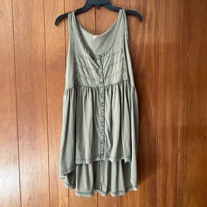 Olive Green Free People Dress/Tunic